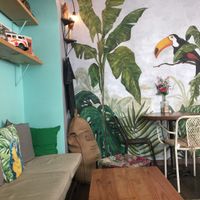 Cosy Atmosphere  at Sunset Bamboo Bar in Ericeira