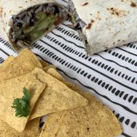 Veggie Burrito (without cheese) at Sunset Bamboo Bar in Ericeira