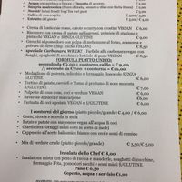 Menu at Silene BIO Bottega & Cucina in Vicenza