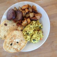 Sampler Brunch Plate at Cafe Evolution in Florence