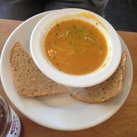 Carrot and Cabbage Soup at Cafe Evolution in Florence