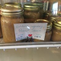 Peanut sauce for sale—$6.95 Small $10.95 latge at Cafe Evolution in Florence