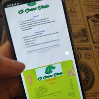 Menu at El Enano Verde in Torremolinos