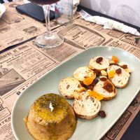 Cheese starter at El Enano Verde in Torremolinos