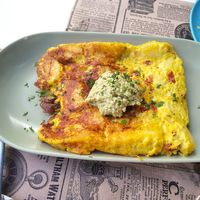 Gnocchi frittata at El Enano Verde in Torremolinos