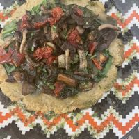 Potato pizza  at El Enano Verde in Torremolinos