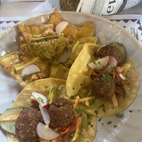 Japanese Meatball Tacos  at El Enano Verde in Torremolinos
