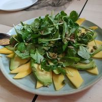 Mango and  Avacado carpaccio at El Enano Verde in Torremolinos