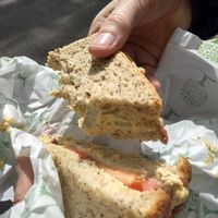 Chickpeas sandwich at 387 Ormeau Road in Belfast