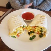 All day breakfast burrito at 387 Ormeau Road in Belfast