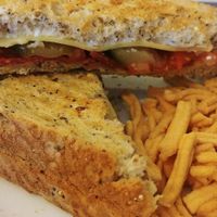 New York deli style sandwich. at 387 Ormeau Road in Belfast