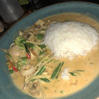 Thai vegan curry with tofu and lychee  at Kittichai - Alter Markt in Cologne