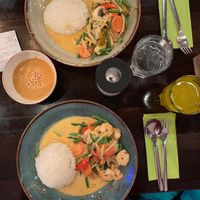 Vegan peanut curry with tofu! Delicious! at Kittichai - Alter Markt in Cologne