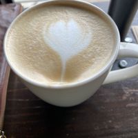 Oat milk & coconut lattee  at Oromo Cafe in Chicago
