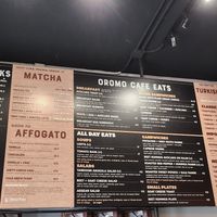 Menu (July 2026) at Oromo Cafe in Chicago