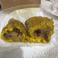 Risole de cogumelos com queijo. at Bike Vegan in Fortaleza