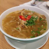 Tom yum soup at Broccoli Revolution - Central Embassy in Bangkok