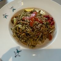 Tea leave salad at Broccoli Revolution - Central Embassy in Bangkok