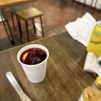 Fresh herbal tea   at La Guapa Empanadas - Pinheiros in Sao Paulo