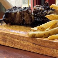 No one knows the secrets to their seitan   at La Reverde Parrillita Vegana in Buenos Aires