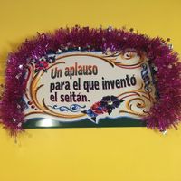 quote at La Reverde Parrillita Vegana in Buenos Aires