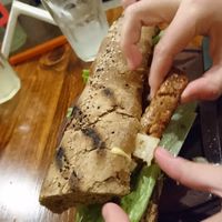 Chorisaurio at La Reverde Parrillita Vegana in Buenos Aires