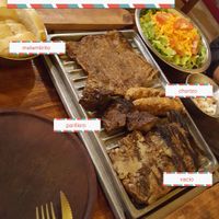 parillada super yummie at La Reverde Parrillita Vegana in Buenos Aires