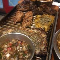 Parrillada at La Reverde Parrillita Vegana in Buenos Aires