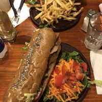 Whole-wheat or blanco sandwich at La Reverde Parrillita Vegana in Buenos Aires