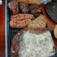 to share... at La Reverde Parrillita Vegana in Buenos Aires