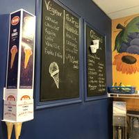 Hard vegan ice cream  at Cremerie Le Patio in Montreal