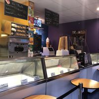 Ice cream shop at Cremerie Le Patio in Montreal