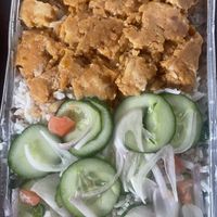 Tofu masala with garlic rice  #Veganuary at The Vegan Kitchen - UberEats orders and Pre-orders only. in Colombo