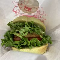   at Mos Burger in Tokyo