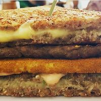 Leguminati breakfast sandwich at The District at Mills 50 in Orlando