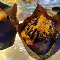 Chocolate muffins at Ground Up in Bury