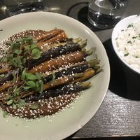 Mole carrots at Bad Hombres in Darlinghurst