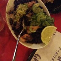 Black beans with rice at Bad Hombres in Darlinghurst