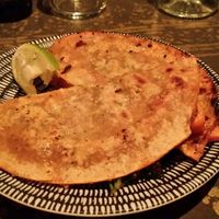 pumkin and kale quezadilla  at Bad Hombres in Darlinghurst