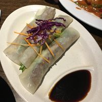 Peiking rolls enter at Zenhouse Vegetarian Yum Cha  in Adelaide