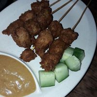 Satay skewers were delish at Zenhouse Vegetarian Yum Cha  in Adelaide