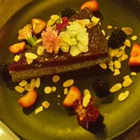 vegan cake  at Pod Lampionami in Poznan