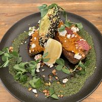 Smashed pumpkin on rye at Cafe Diversity in Moreton Bay Region