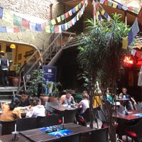 Open yard and seating under the roof are available. at New Orleans Cafe & Wine Bar in Kathmandu