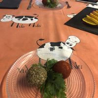 Almond Cheese made by Natalia and Juan  at Soja y Pimenton - Vegan Argentinian BBQ in Lanzarote