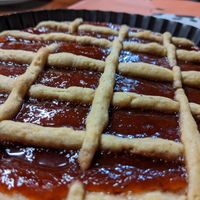 The quince tart at Soja y Pimenton - Vegan Argentinian BBQ in Lanzarote