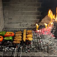 The bbq at Soja y Pimenton - Vegan Argentinian BBQ in Lanzarote