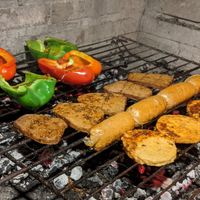 The bbq at Soja y Pimenton - Vegan Argentinian BBQ in Lanzarote