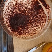 Tiramisu at GreenBurger in Liege