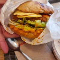 Mexican burger at GreenBurger in Liege